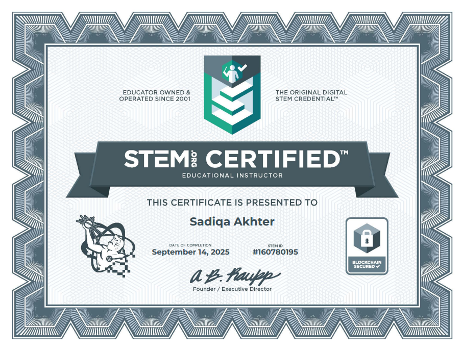 STEM.org certification