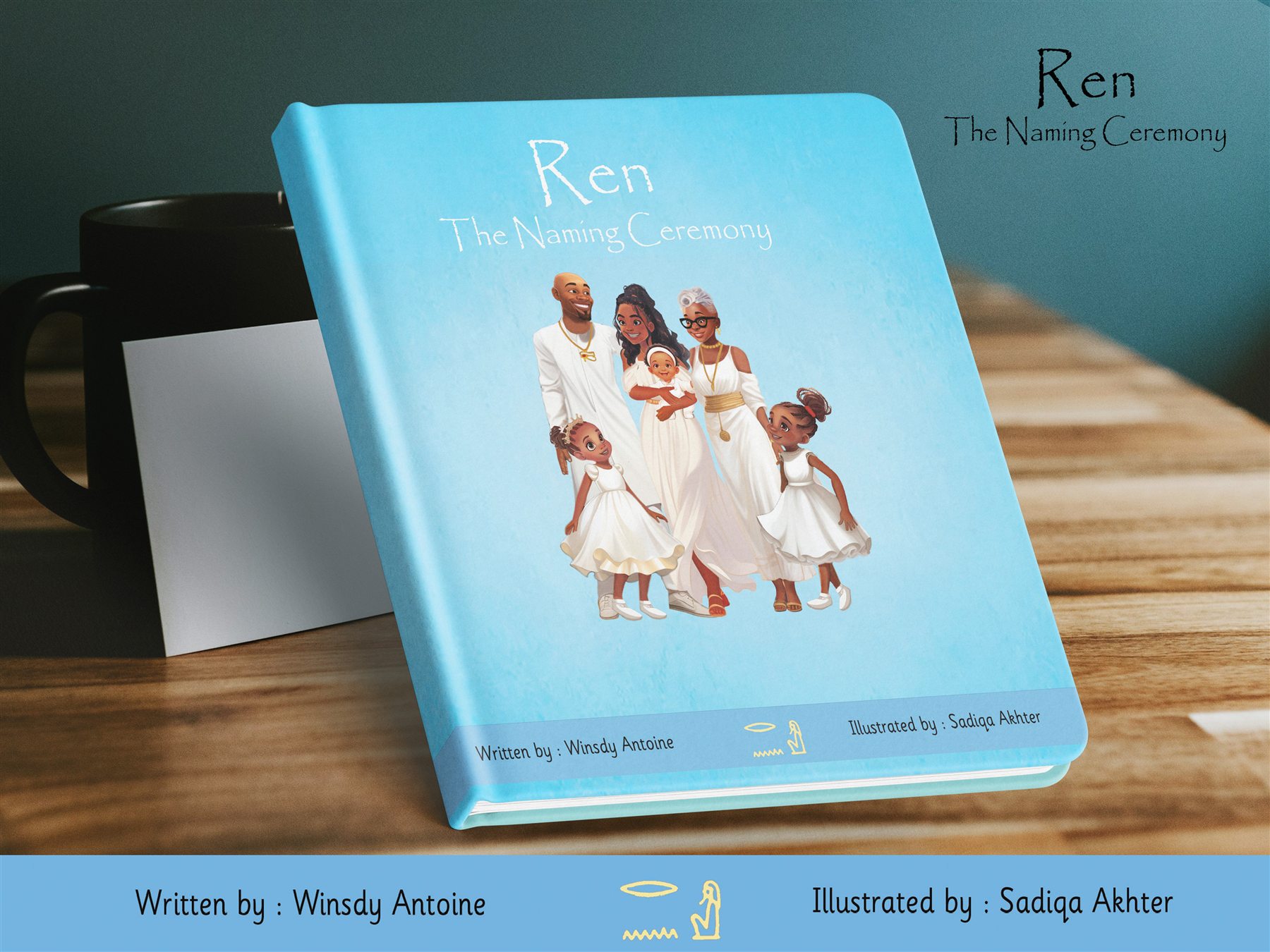 Children's book mockup